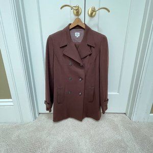 Margaret O'Leary Brown Knit Pants Suit